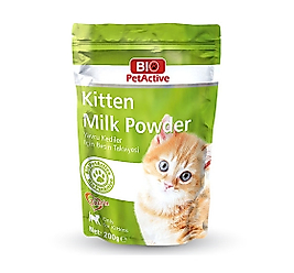 Bio Pet Active Kitten Milk Powder Yavru Kedi Süt Tozu 200 Gr