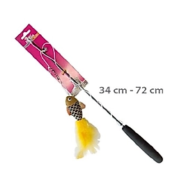 Eastland Uzayabilen Kedi Olta Oyuncak Tüylü Balıklı